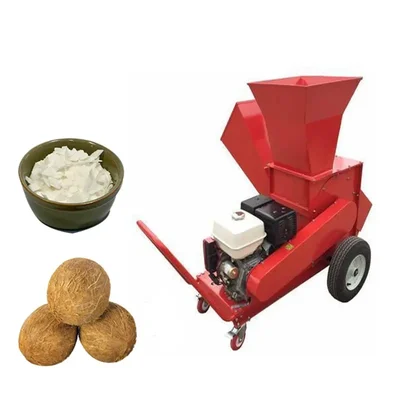 Heavy Duty Coconut Husk Chipper and Shredding Machine, 15 HP
